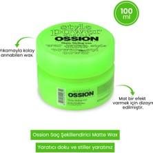 Ossion Saç Şekillendirici Matte Wax 100 ml