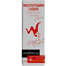 Whiteveterinay Multivitamin Liquid Cat&dog 100 ml ( Kedi ve Köpekler Için Multivitamin Desteği )