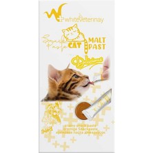 Whiteveterinay Cat Cream Chicken Snack Paste 4X15 gr ( Kediler Için Tavuklu Sıvı Ödül Maması ) - 12 Adet