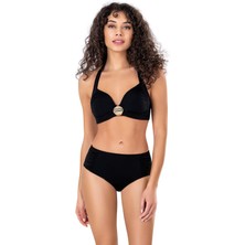 Endeep Kadın Deniz Kabuğu Aksesuarlı Siyah Bikini Takımı