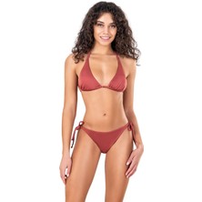 Endeep Kadın Aksesuarlı Üçgen Bikini Takımı