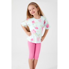 RolyPoly Lemon Koyu Krem Kız Kapri Takım