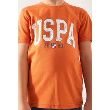 U.S. Polo Assn. Original Big Written Turuncu Erkek Çocuk Bermuda Takım