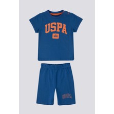 U.S. Polo Assn. Bright Mavi Bebek T-shirt Takım