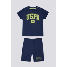 U.S. Polo Assn. Bright Koyu İndigo Bebek T-shirt Takım