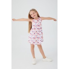 RolyPoly Florals Pembe Kız Çocuk Elbise