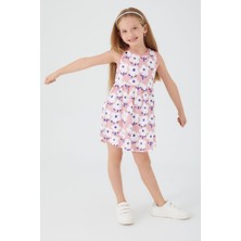 RolyPoly Florals Pembe Kız Çocuk Elbise