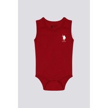 U.S. Polo Assn. Happiness Kırmızı Bebek Body Zıbın