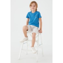 U.S. Polo Assn. Light Blue Mavi Erkek Çocuk Bermuda Takım