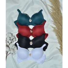 sipariskusu Kadın Balenli Dolgulu 4'lü Sütyen Takımı