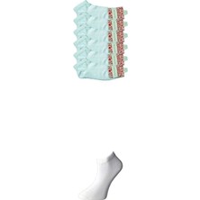 Royaleks Beyaz Kadın Bilek Çorap 6 çift