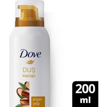 Dove Köpük Duş Jeli Argan Yağı 10 Kat Daha Yoğun Köpüğe Sahip Kremsi Formül 200 ml