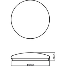 Phılıps 17W Plafonyer LED Armatur