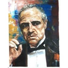 WebStyle Sayılarla Boyama Seti Kasnaklı Baba 40 x 50 cm