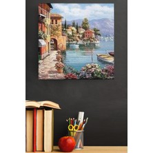 WebStyle Sayılarla Boyama Seti Kasnaklı Masal Kasabası 50 x 65 cm