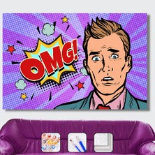 WebStyle Sayılarla Boyama Seti Kasnaklı Omg! 60 x 75 cm