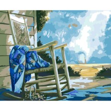 WebStyle Sayılarla Boyama Seti Kasnaklı Sallanan Sandalye 60 x 75 cm