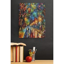 WebStyle Sayılarla Boyama Seti Kasnaklı Renkli Yağmur 40 x 50 cm