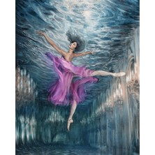 WebStyle Düşlerin Dansı Sayılarla Boyama Seti Kasnaklı 40 x 50 cm