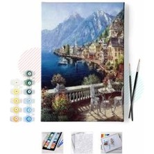 WebStyle Sayılarla Boyama Seti Kasnaklı Yalı Keyfi 50 x 65 cm