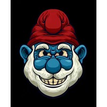 WebStyle Sayılarla Boyama Seti Kasnaklı Şirinbaba 60 x 75 cm