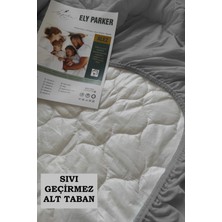 Ely Parker Renkli Alez Gri Sıvı Geçirmez Mikro Kapitoneli Fitted Çift Kişilik Tek Kişilik Bebek Alezi Su