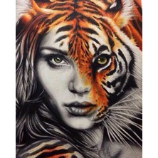 WebStyle Sayılarla Boyama Seti Kasnaklı Vahşi Güzellik 40 x 50 cm