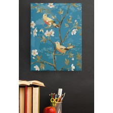 WebStyle Sayılarla Boyama Seti Kasnaklı Daldaki Kuşlar 2 40 x 50 cm