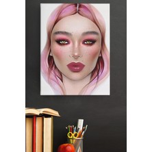 WebStyle Sayılarla Boyama Seti Kasnaklı Toz Pembe Bir Gün 60 x 75 cm