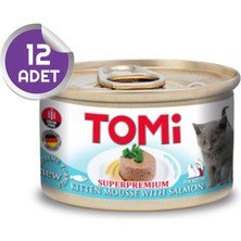 Tomi Somonlu Tahılsız Yavru Kedi Konservesi 85 gr 12 Adet