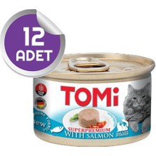 Tomi Somonlu Tahılsız Kedi Konservesi 85 gr 12 Adet