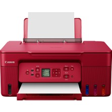 Canon PIXMA G3470 Çok Fonksiyonlu Renkli Mürekkep Tanklı Kırmızı Yazıcı/Tarama + Fotokopi/Wifi (Canon Eurasia Garantili)