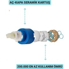 Sardıcı Famel Series Mutfak Eviye Bataryası Oynar Perlatörlü Çift Su Girişli 5 Yıl Garanti Süreli