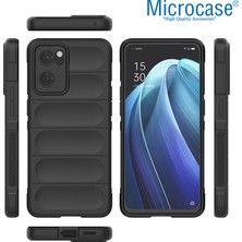 Microcase Oppo Reno 7 5G Miami Serisi Darbeye Dayanıklı Silikon Kılıf - Koyu Gri