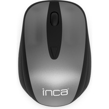 Inca IWM-200R-G Track Red Sensör Gri Kablosuz Ergonomik Nano Alıcılı Mouse