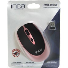 Inca IWM-396GT 1600 Dpi Sessiz Rose Gold Wireless Mouse