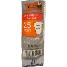 Goldpack Lüks Kristal Bardak - 25 Adet