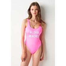 No Gossip Jolly Yuvarlak Yaka Mayo Neon-Pembe 239300