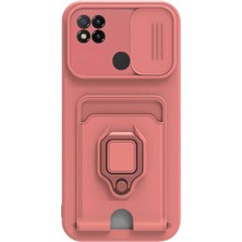 Microsonic Xiaomi Redmi 10A Kılıf Multifunction Silicone Pembe