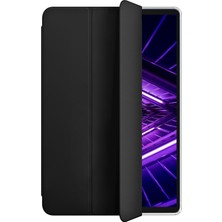 Microsonic Lenovo Tab M10 3.nesil 10.1`` Kılıf (TB-328F) Slim Translucent Back Smart Cover Siyah