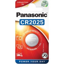 Panasonic CR-2025EL/1BP Lityum Düğme Pil 3 Volt Dörtlü Paket