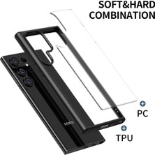 Casestreet Samsung Galaxy S23 Plus Kılıf Alphin Impact Silikon Ultra Koruma Transparan Lacivert