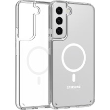 Casestreet Samsung Galaxy S23 Plus Kılıf Wireless Tacsafe Antishock Ultra Koruma Sert Kapak Şeffaf