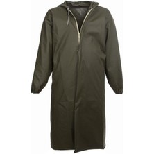 Ddk Ym-001 Haki Pvc Pardesü Yağmurluk 0,42Mm