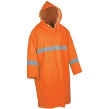 Ddk Ym-011 Turuncu Pvc Pardesü Yağmurluk