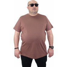 Moc Grande Mocgrande Büyük Beden Basic Tişört 11100 Taba