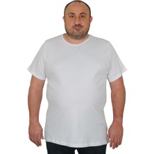 Moc Grande Mocgrande Büyük Beden Basic Tişört 11100 Beyaz