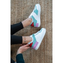 Bartrobel Kadın Günlük Spor Ayakkabı Beyaz Yeşil