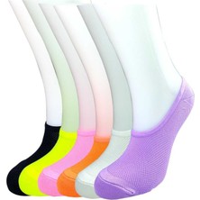 Royaleks 6 Adet Canlı Renk Kadın Spor Babet Çorap