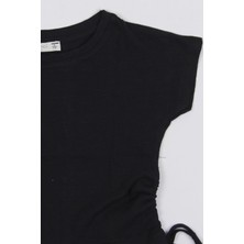 Escabel Kız Çocuk Tandan Büzmeli Tshirt